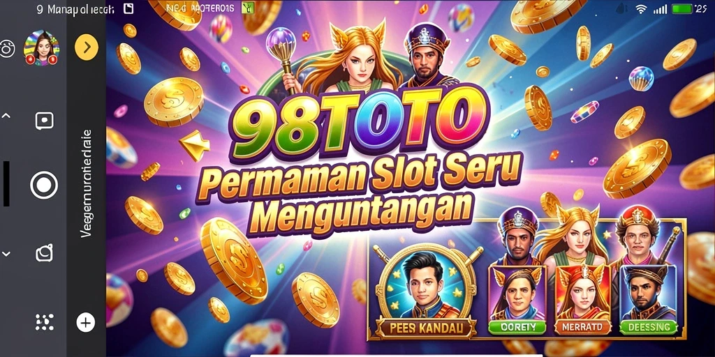 Screenshot gameplay dari 98TOTO menampilkan keseruan permainan Slot.