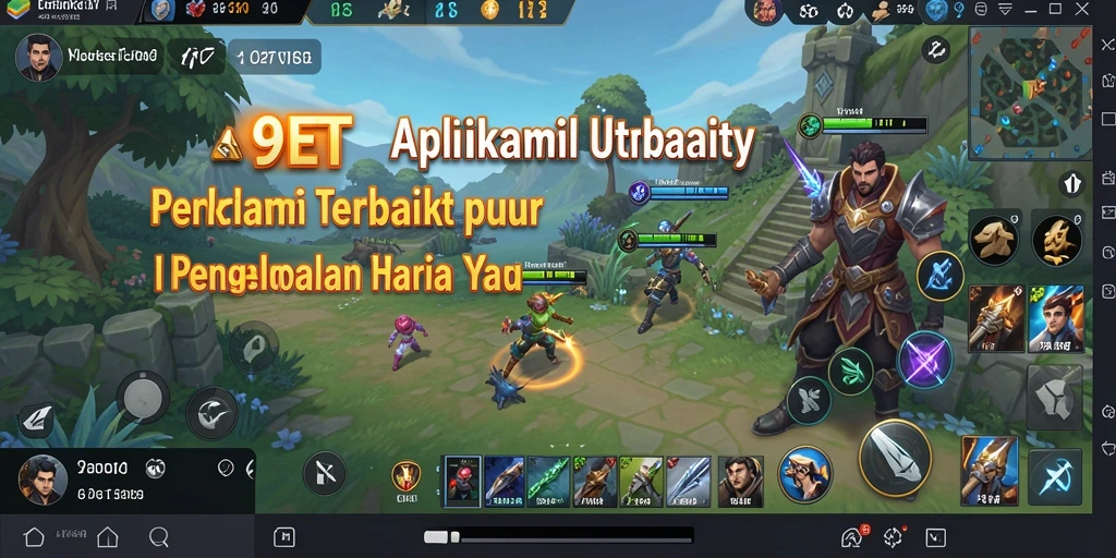 Tampilan antarmuka aplikasi 9ET yang intuitif dan mudah digunakan.