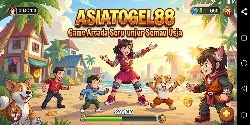 Screenshot gameplay ASIATOGEL88 yang penuh aksi dan warna-warni.