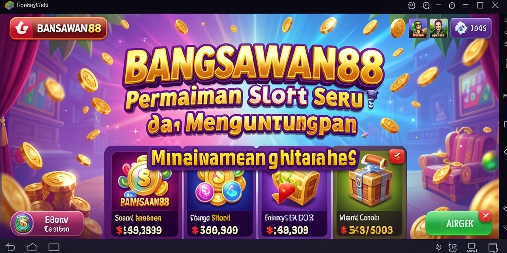 Tampilan gameplay menarik di BANGSAWAN88 dengan bonus menggiurkan.
