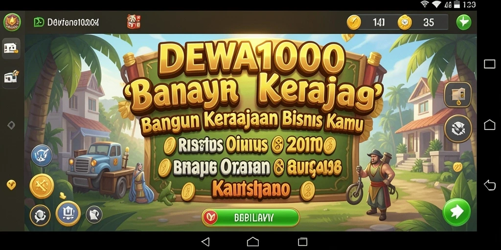 Tampilan gameplay DEWA1000 yang seru dan menantang.