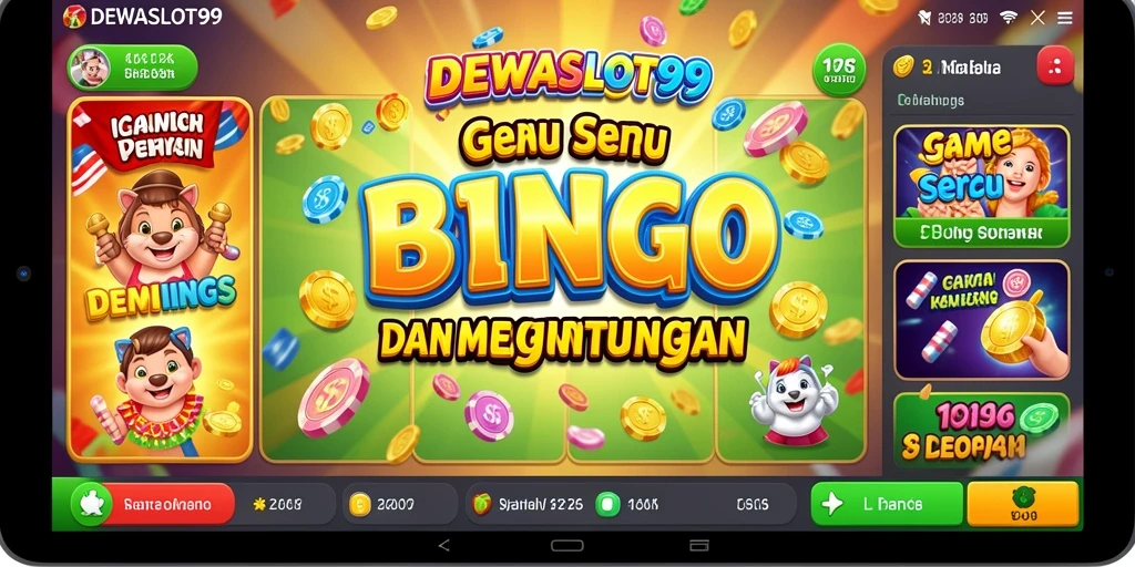 Tampilan gameplay seru di DEWASLOT99 Bingo.