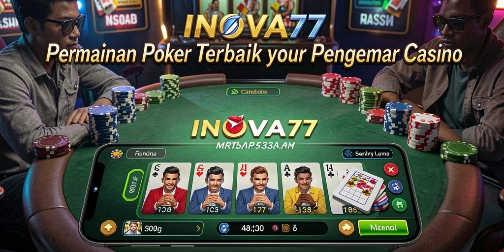 Tampilan menarik dari gameplay Poker INOVA77 yang seru dan menantang.