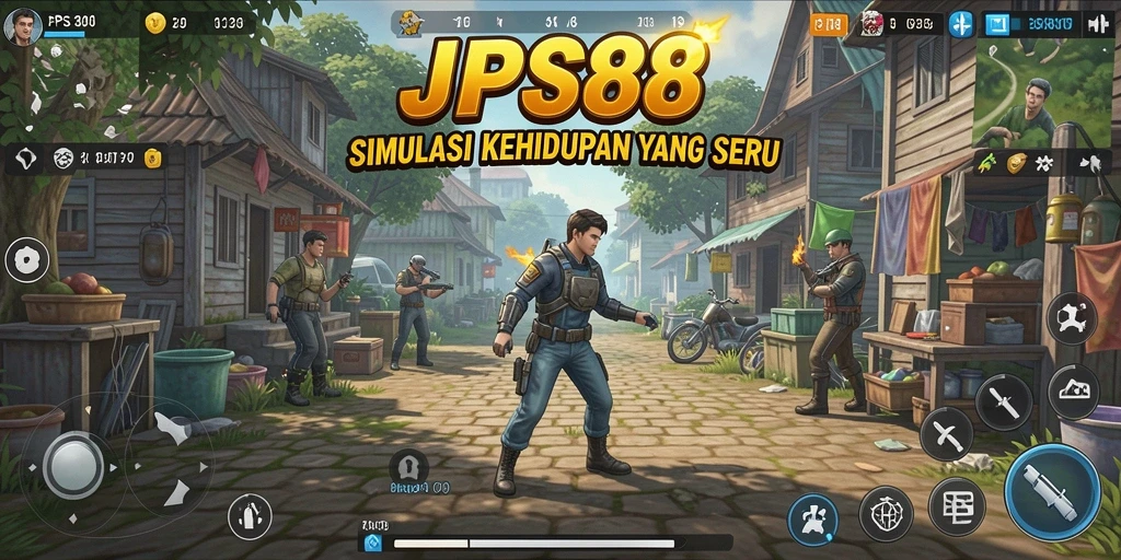 Tangkapan layar JPS88 menunjukkan momen seru dalam simulasi kehidupan.