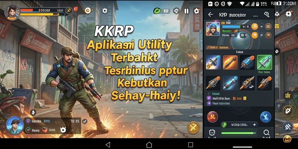 Screenshot KKRP menampilkan antarmuka aplikasi yang intuitif dan fitur-fitur bermanfaat.