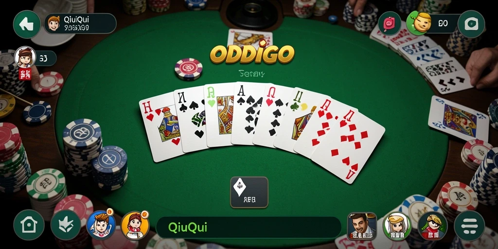 Tampilan menarik dari gameplay ODDIGO yang seru dan kompetitif.