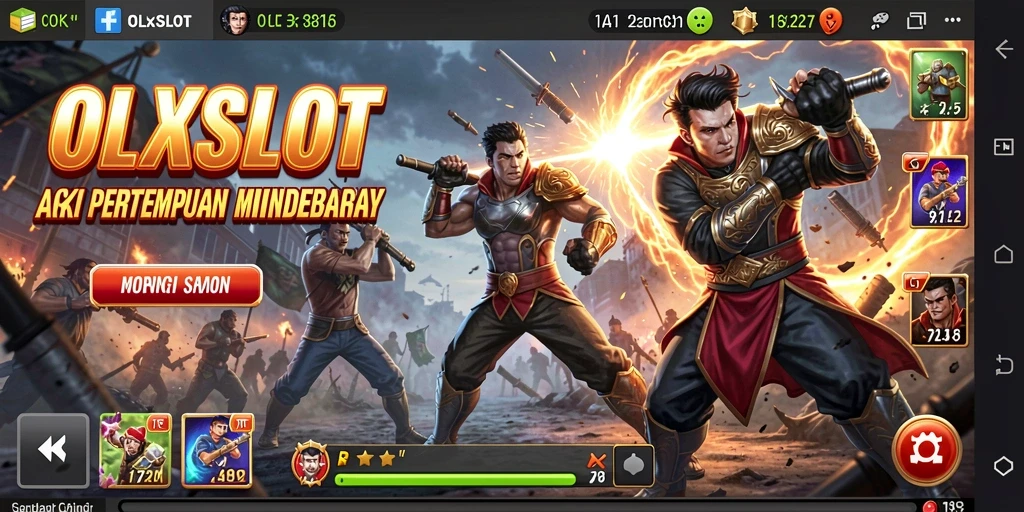 Tampilan gameplay seru dalam OLXSLOT dengan aksi mendebarkan.
