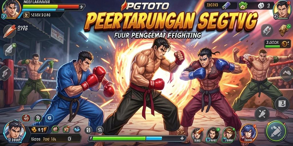 Tampilan gameplay PGTOTO yang penuh aksi dan strategi pertarungan.