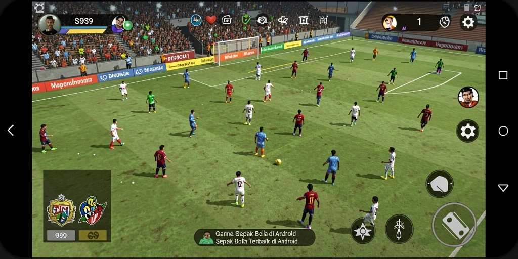 Tampilan menakjubkan gameplay sepak bola S9S9.