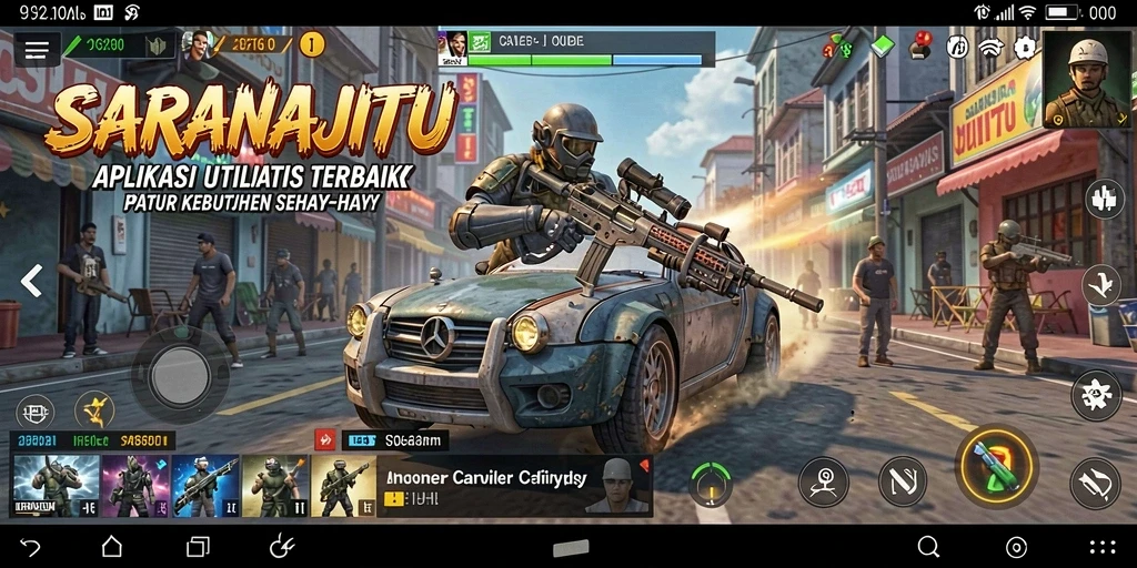 Tampilan antarmuka SARANAJITU yang sederhana dan efisien.